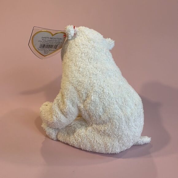 2000 Original TY Beanie Baby  AURORA the White Polar Bear 6.5” NWT excellent… - Picture 4 of 9